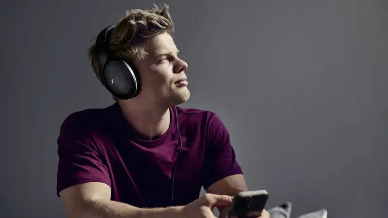 HD 550 - Koptelefoon van Sennheiser in Zwart – productfoto 2 van 3