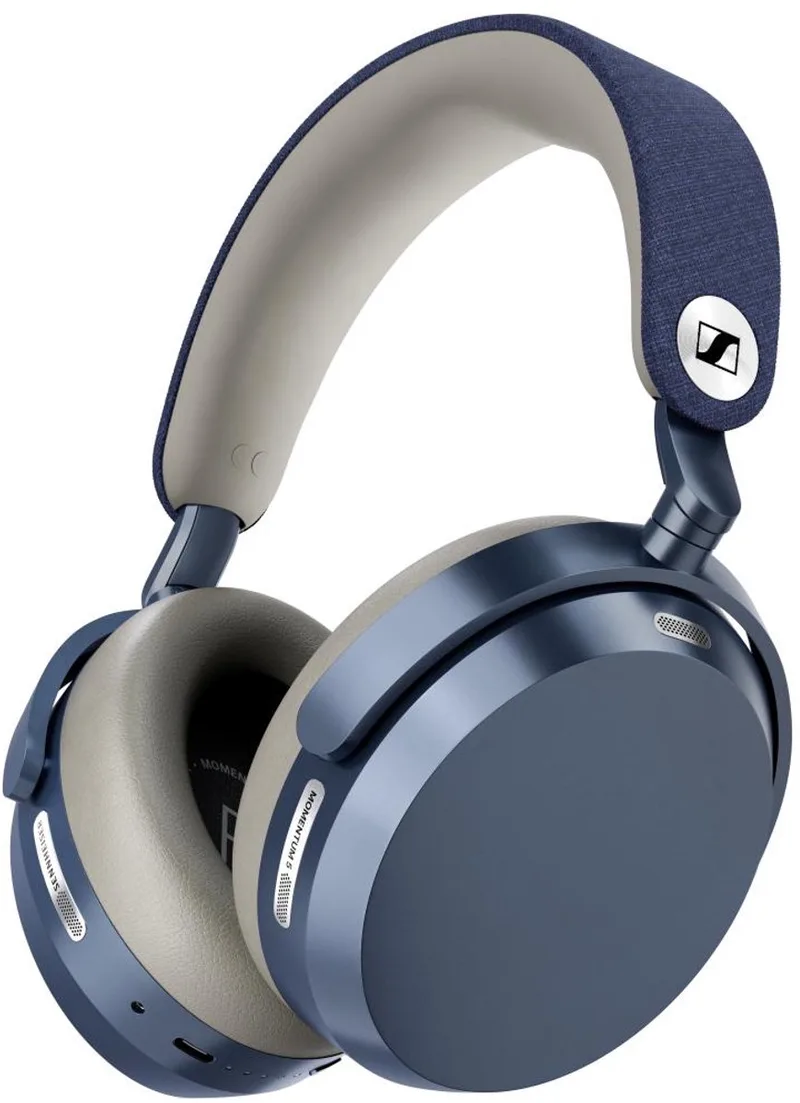 MOMENTUM 5 Wireless - Draadloze over-ear koptelefoon met Noise Cancelling - Bluetooth - 8 microfoons - Hi Res - Dolby audio van Sennheiser in Blauw – productfoto