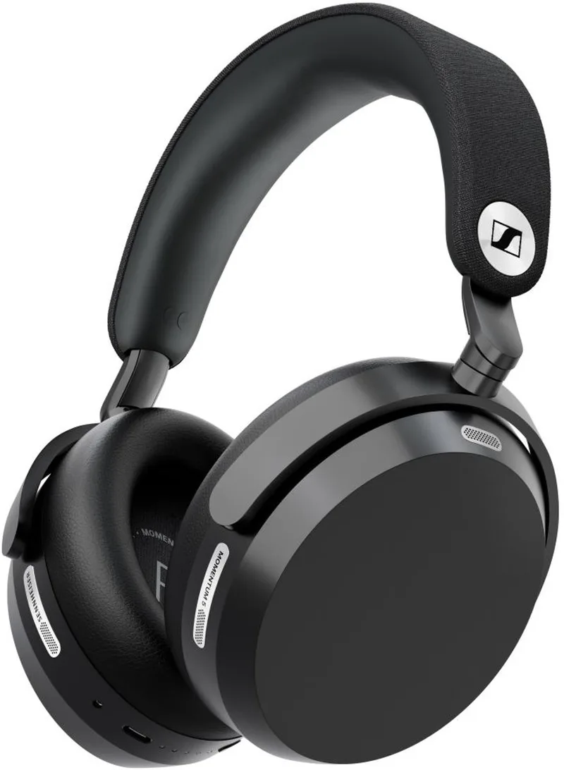 MOMENTUM 5 Wireless - Draadloze over-ear koptelefoon met Noise Cancelling - Bluetooth - 8 microfoons - Hi Res - Dolby audio by Sennheiser in Black – product photo