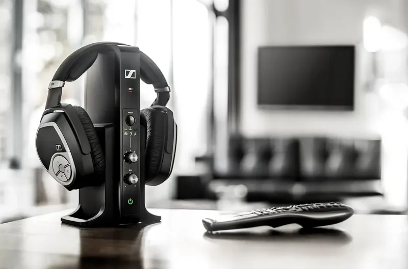 RS 195 - Koptelefoon van Sennheiser in Zwart – productfoto 2 van 2