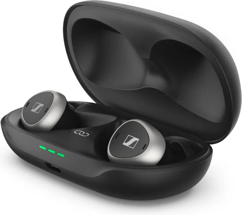 TVS 200 Earbuds - Zonder TV streamer - Alleen de earbuds by Sennheiser in Black – product photo