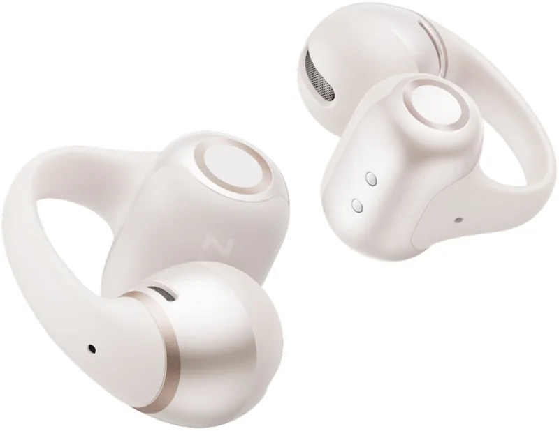 OpenDots 2 Open-ear Clip-on Oortjes – Dolby Audio – Draadloze Oordopjes by Shokz in White – product photo