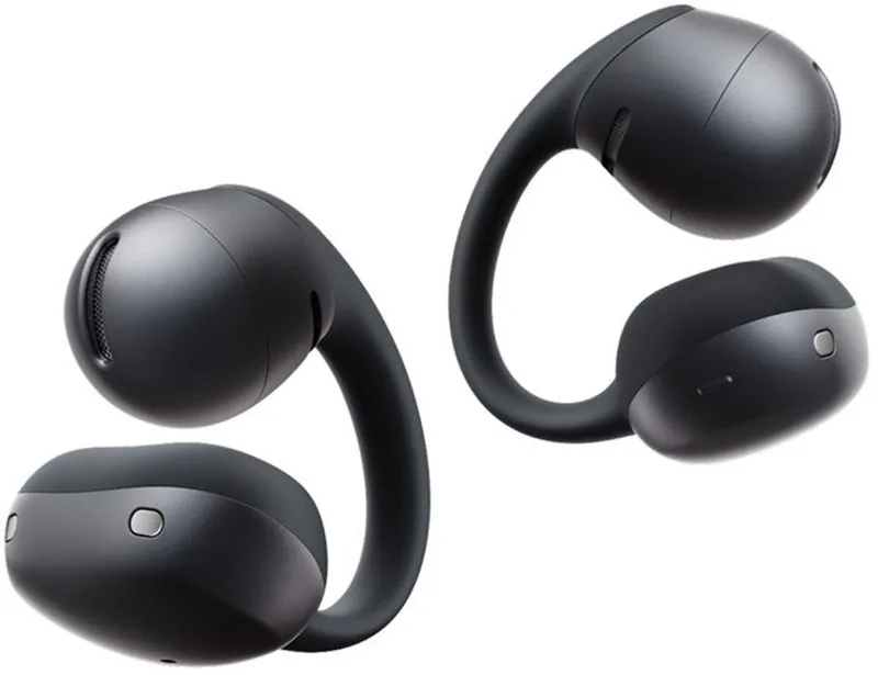 OpenDots Air Open-ear Clip-on Oortjes – Draadloze Oordopjes van Shokz in Zwart – productfoto