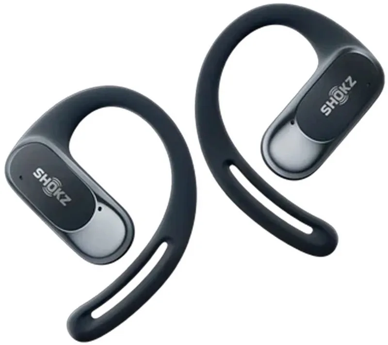 OpenFit Air - Open-ear - Sporthoofdtelefoon - Draadloze Oordopjes van Shokz in Zwart – productfoto