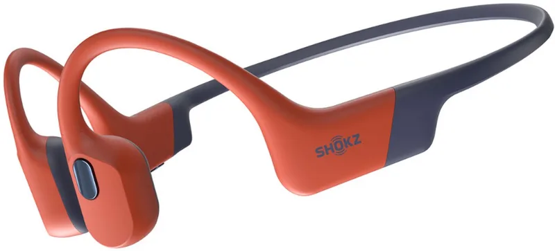 OpenSwim Pro USB-C Waterdichte Sporthoofdtelefoon - Bone Conduction Hoofdtelefoon - Open-ear - Bleutooth & MP3 van Shokz in Rood – productfoto