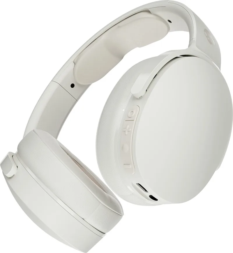Hesh EVO Wireless Over-ear Koptelefoon - Draadloze Hoofdtelefoon - Snelladen (10 min = 3 uur) van Skullcandy in Wit – productfoto