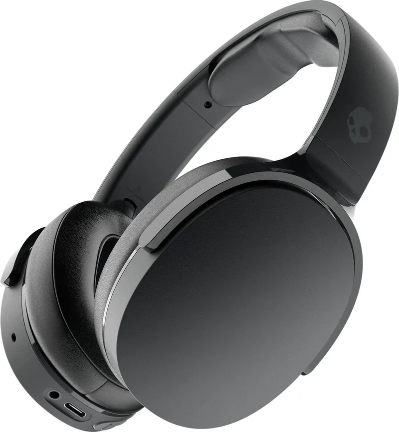 Hesh EVO Wireless Over-ear Koptelefoon - Draadloze Hoofdtelefoon - Snelladen (10 min = 3 uur) van Skullcandy in Zwart – productfoto