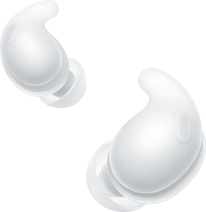 LinkBuds Fit – Draadloze oordopjes met Noise Cancelling från Sony i Vit – produktbild