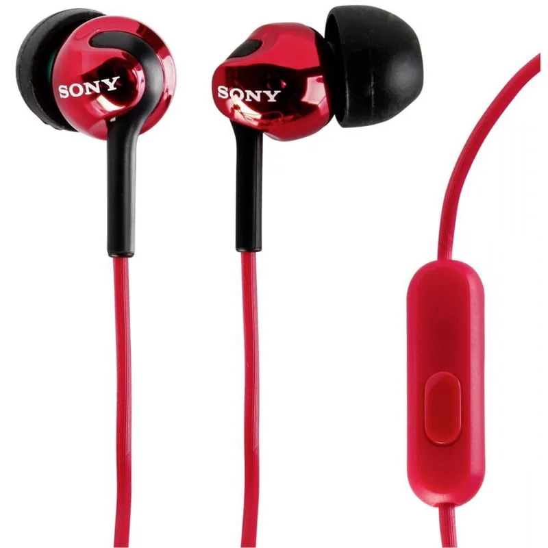 MDR-EX110AP - In-ear koptelefoon van Sony in Rood – productfoto