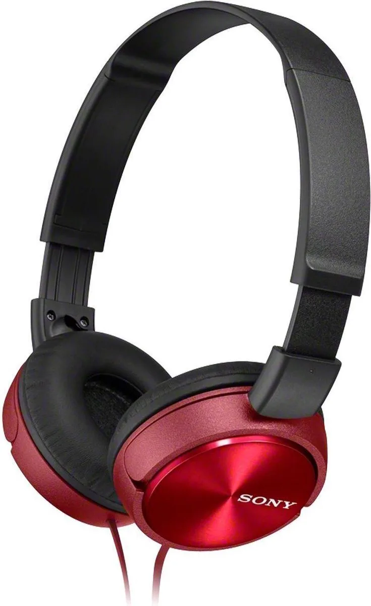MDR-ZX310 - On-ear koptelefoon van Sony in Rood – productfoto