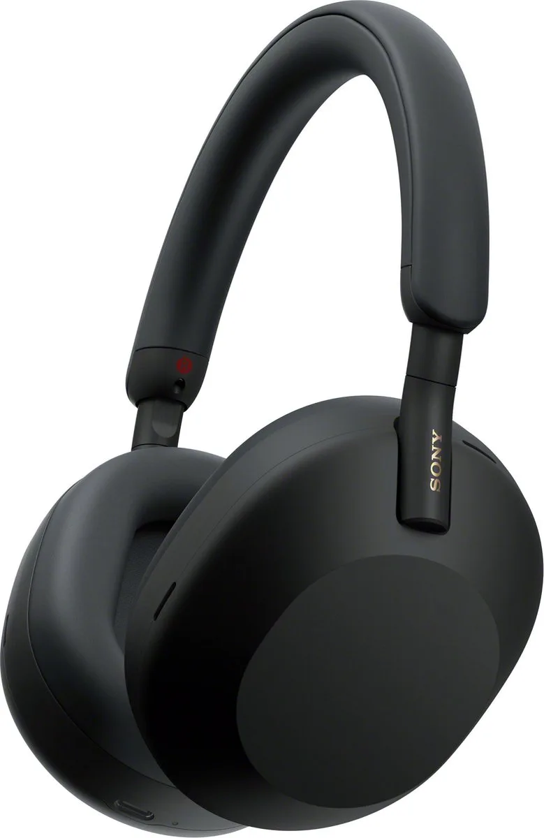WH-1000XM5 - Draadloze koptelefoon met Noise Cancelling van Sony in Zwart – productfoto