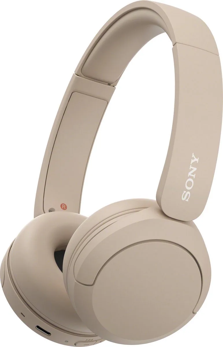 WH-CH520 - Draadloze on-ear koptelefoon by Sony in Beige – product photo 1 of 3