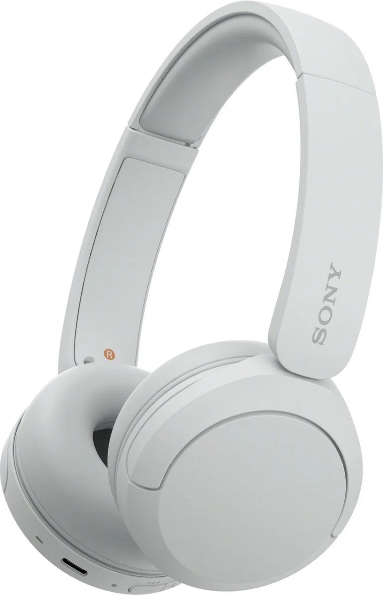 WH-CH520 - Draadloze on-ear koptelefoon by Sony in White – product photo 1 of 3