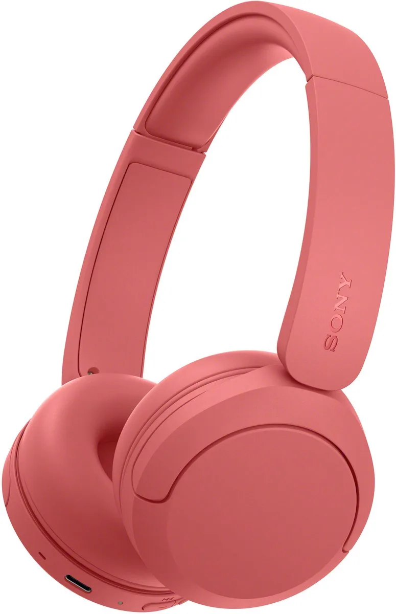 WH-CH535 – Draadloze on-ear koptelefoon - Koraalrood van Sony in Rood – productfoto