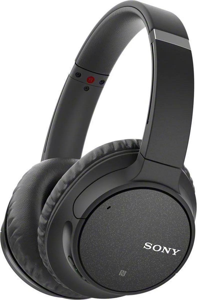 WH-CH700N - Draadloze Bluetooth over-ear koptelefoon met Noise Cancelling van Sony in Zwart – productfoto