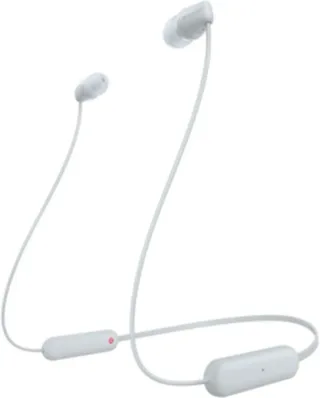 WI-C100 - Wireless In-ear Headphones - White by Sony in White – product photo 2 of 2