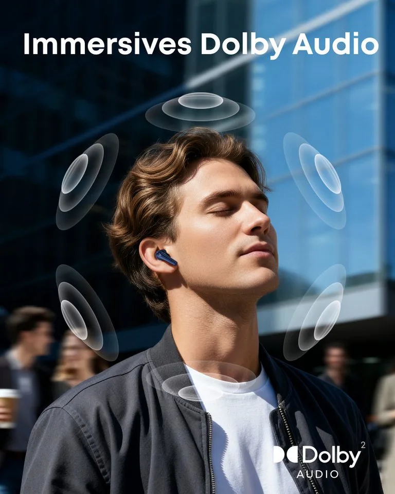 Anker soundcore Liberty 5, kabellose Noise Cancelling Earbuds Bluetooth-Kopfhörer by Soundcore in Blue – product photo 4 of 4