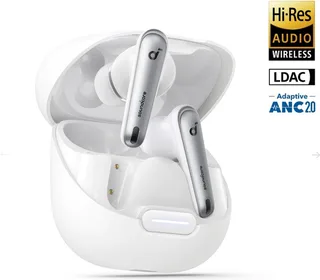 Liberty 4 Draadloze Oordopjes - Noise Cancelling Headset van Soundcore in Wit – productfoto 1 van 2