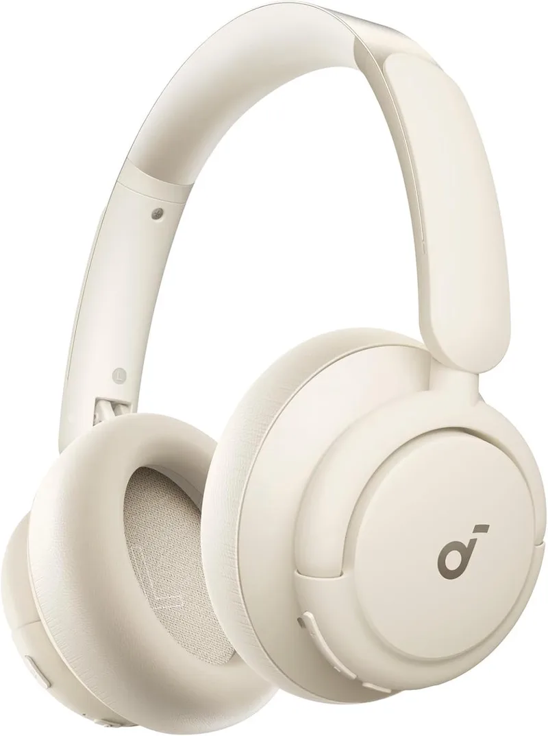 Life Q30 Hybrid Active Noise Cancelling Headphones with Multiple Modes - Hi-Res Sound - 40H Playtime - Fast Charge - Soft Earcups - Bluetooth Headphones van Soundcore in Wit – productfoto