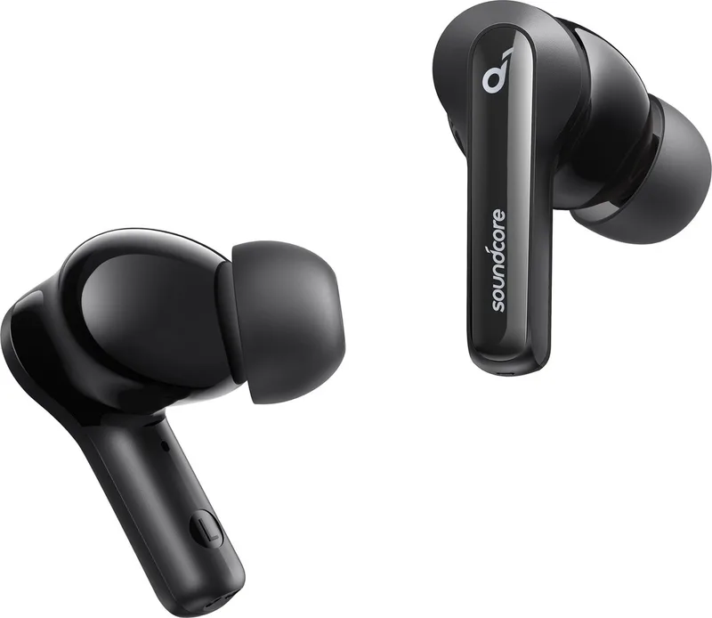 Note 3i - Noise Cancelling Earbuds with 4 Mic - AI-Enhanced Calls - 10mm Oversized Drivers van Soundcore in Zwart – productfoto