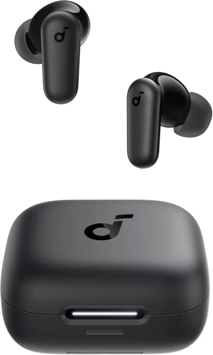 P30i Draadloze Oordopjes - ANC - Bluetooth 5.4 - Oortjes van Soundcore in Zwart – productfoto