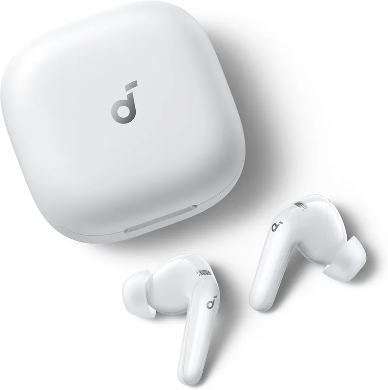 P31i - Real-Time Ruisonderdrukking - Hi-Res Geluid - Draadloze Vertaal-Oordopjes - 50U Speeltijd - Bluetooth Koptelefoon van Soundcore in Wit – productfoto