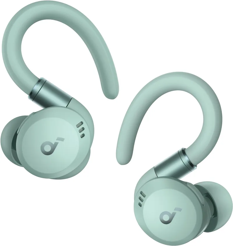 Sport X20 ANC - Draadloze Oordopjes met Oorhaken - Groen by Soundcore in Green – product photo