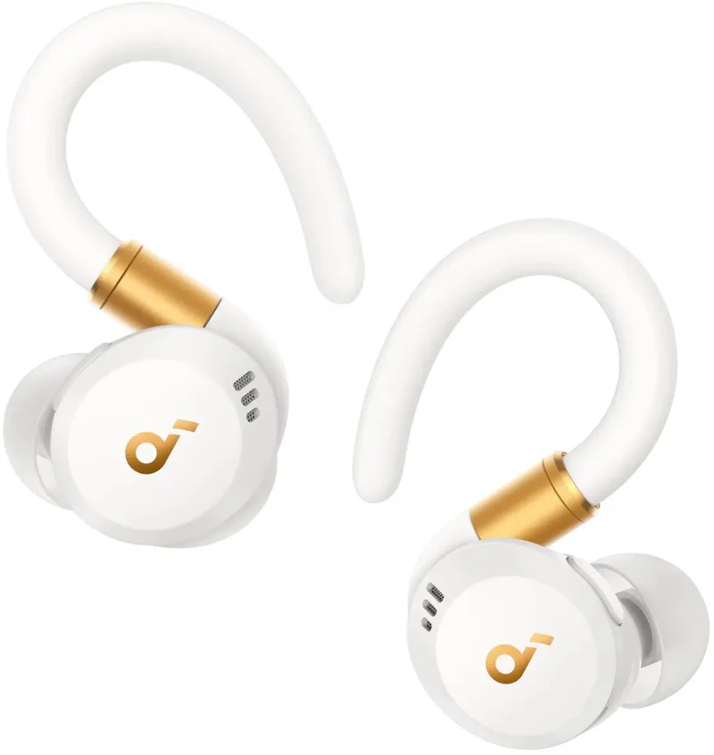 Sport X20 ANC - Draadloze Oordopjes met Oorhaken by Soundcore in White – product photo