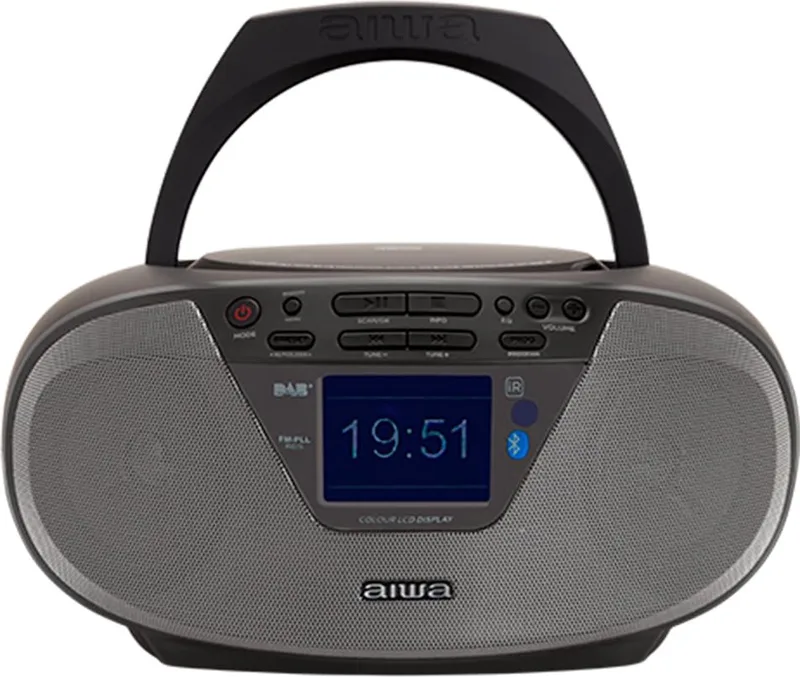 BBTU-500DAB Radio met DAB+ - CD -USB - Bluetooth van Aiwa in Zwart – productfoto