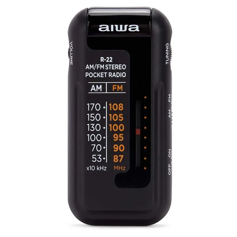 R-22bk Zakformaat Analoog Radio by Aiwa – product photo 1 of 2