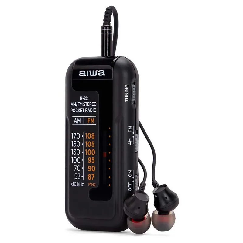 R-22bk Zakformaat Analoog Radio by Aiwa – product photo 2 of 2