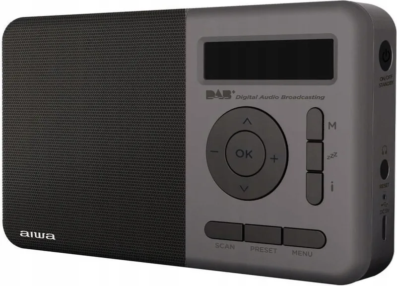 RD-40DAB/SL Radio - Bluetooth - DAB+ by Aiwa in Grey – product photo