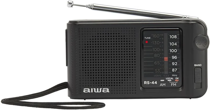 RS-44 Radio - Draagbaar - FM by Aiwa in Black – product photo