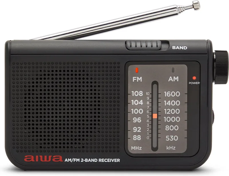 Transistor Radio Aiwa AM/FM van Aiwa in Zwart – productfoto