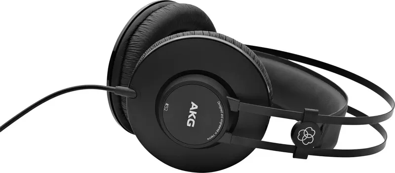 K52 – Gesloten Over-Ear Hoofdtelefoon voor Studio en Thuisgebruik van AKG in Zwart – productfoto 2 van 2