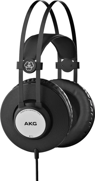 K72 – Gesloten Over-Ear Hoofdtelefoon voor Studio en Thuis van AKG in Zwart, Zilver – productfoto 1 van 2