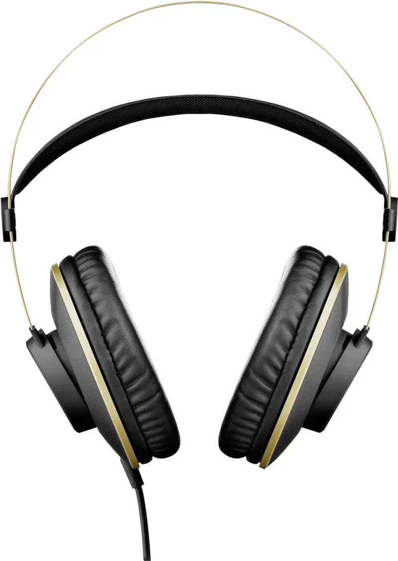 K92 Zwart, Goud Circumaural Hoofdband koptelefoon by AKG in Black, Gold – product photo 2 of 2