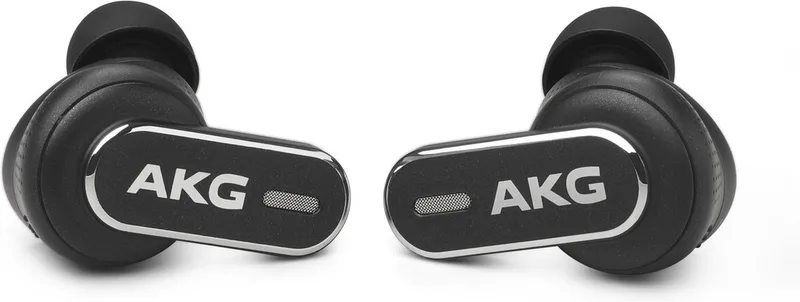 N5 Hybrid - Volledig draadloze oordopjes - True Adaptive Noise Cancelling - Hi-Res Audio - 2.4GHz USB-C Dongle - Bluetooth 5.3 - Zoom-gecertificeerd - Spatial Audio - IP54 - 40 uur batterijduur by AKG in Black – product photo 1 of 2