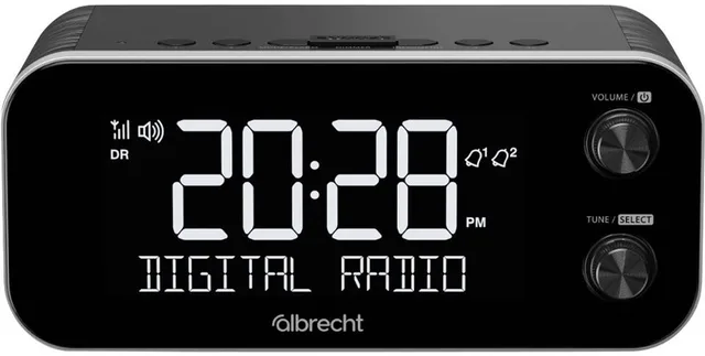 Albrecht DR 455 Wekkerradio DAB+, VHF (FM) Wekfunctie