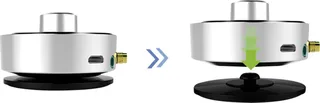 Albrecht DR 54 Radio - DAB+ receiver van Albrecht Audio in Zilver, Zwart – productfoto 2 van 2