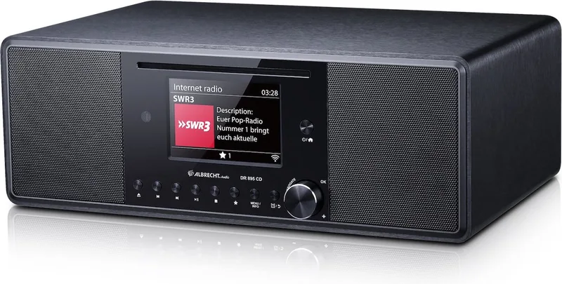 Albrecht DR 895 - Radio - Internetradio - DAB+ - FM - CD - Spotify by Albrecht Audio in Black – product photo