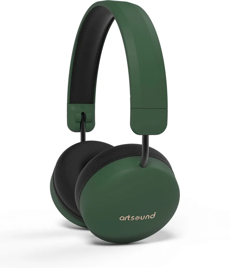 Brainwave05 True Wireless on-ear hoofdtelefoon by Artsound in Green – product photo