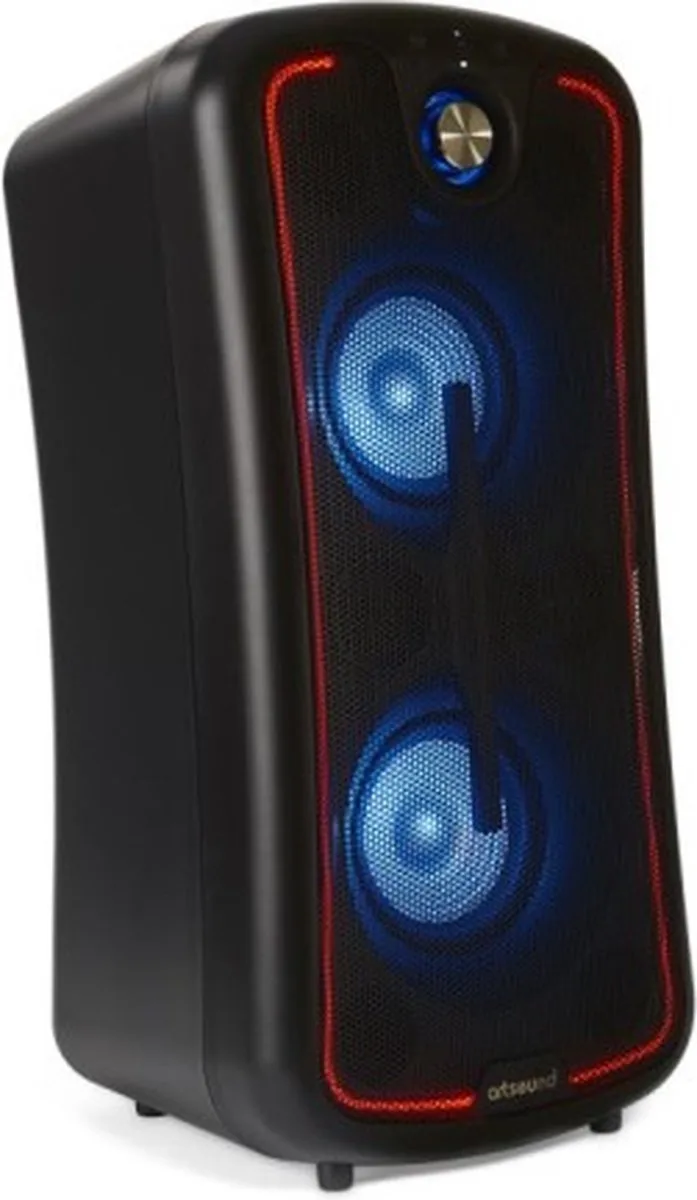 PWR09 draagbare bluetooth party speaker van Artsound in Zwart – productfoto