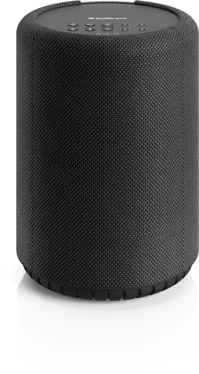 A10 MkII Smart Multiroom Actieve Luidspreker - Draadloze WiFi & Bluetooth Luidspreker - Multiroom - 4 WiFi Presets van Audio Pro in Zwart – productfoto