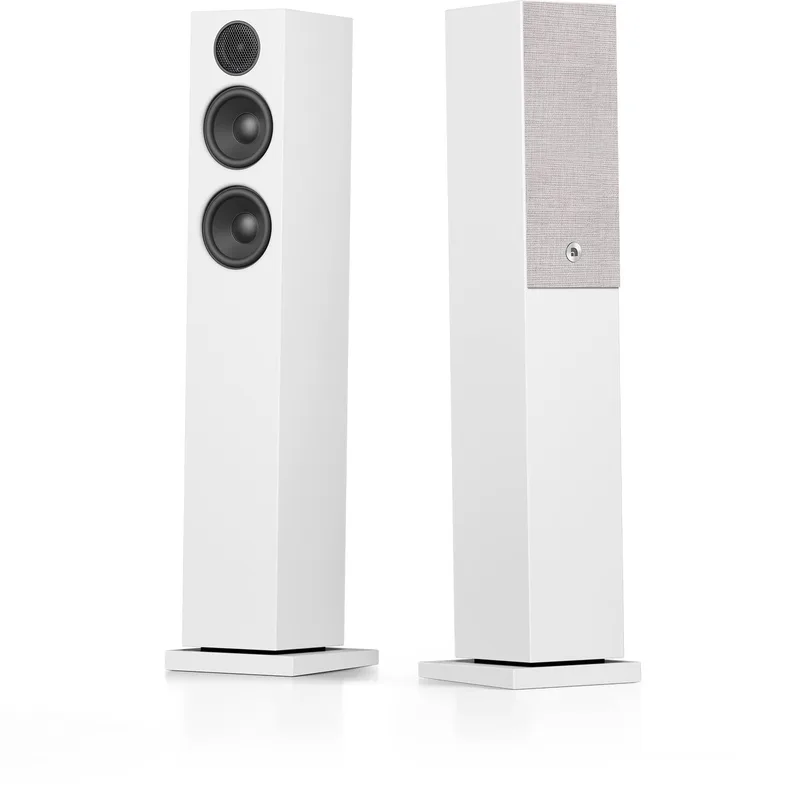 A38 W Smart Multiroom Actieve Vloerstaande Luidsprekers van Audio Pro in Wit – productfoto