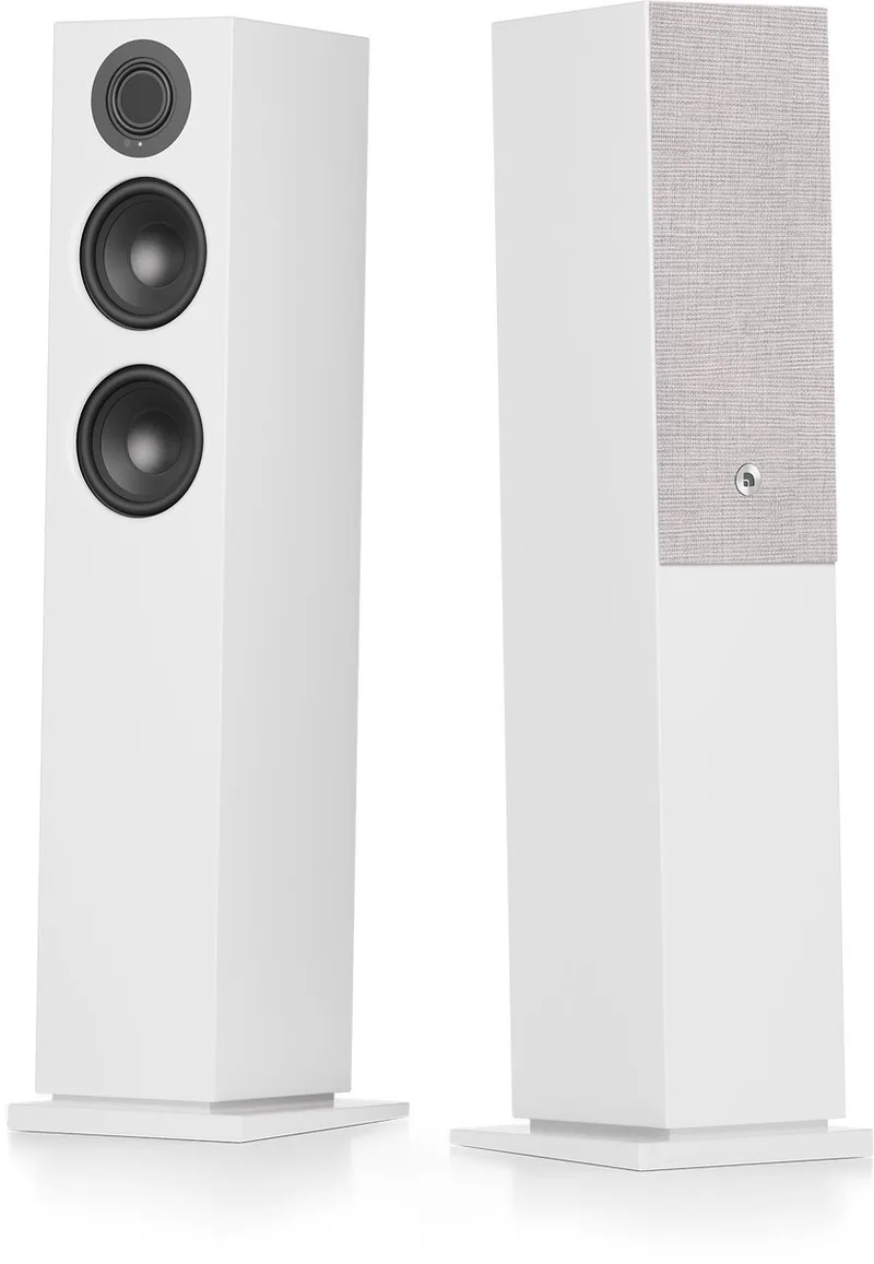A48 W Smart Multiroom Actieve Vloerstaande Luidsprekers van Audio Pro in Wit – productfoto