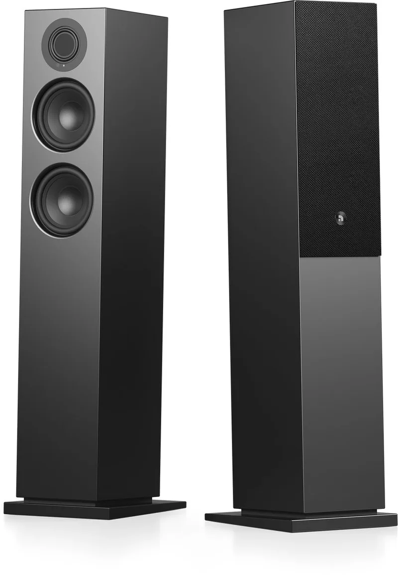 A48 W Smart Multiroom Actieve Vloerstaande Luidsprekers från Audio Pro i Svart – produktbild