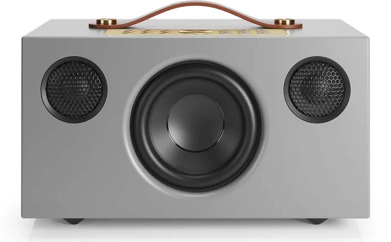 C5 MkII Smart Multiroom Actieve Luidspreker – 50W Vermogen – 4” Woofer & Textieldome Tweeters – Bluetooth, AirPlay 2 & Google Cast van Audio Pro in Grijs – productfoto