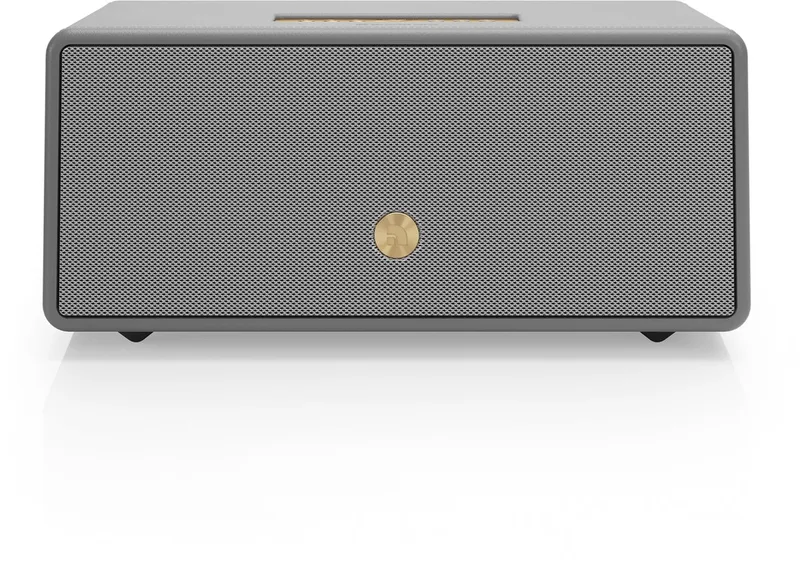 Drumfire D-2 Smart Multiroom Actieve Luidspreker – 2x20W + 60W Klasse D – Krachtig Stereo Geluid & Rijke Basweergave – Wifi, Bluetooth & AirPlay 2 van Audio Pro in Grijs – productfoto