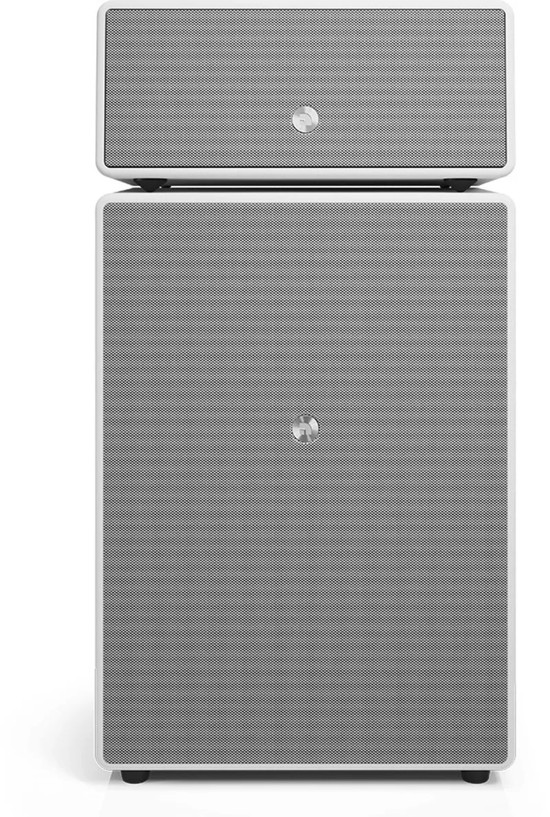 Drumfire II Smart Multiroom Partyspeaker – 2x20W + 200W Klasse D – Multiroom & Party Mode – Wifi, Bluetooth & AirPlay 2 van Audio Pro in Wit – productfoto